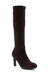 �A�N�A�^���A ���f�B�[�X �V���[�Y �u�[�c�E���C���u�[�c Aquatalia Rhumba Weatherproof Knee High Boot Espresso Suede