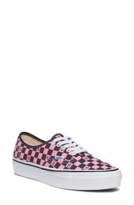 ���@�����e�B�m ���f�B�[�X �V���[�Y �X�j�[�J�[ Valentino Garavani x Vans Authentic Low Top Sneaker Pink Orchid/ Nero �s���N