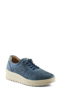 �t���N�T�X ���f�B�[�X �V���[�Y �X�j�[�J�[ Flexus by Spring Step Rayfield Sneaker Blue �u���[