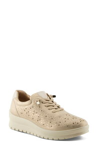 �t���N�T�X ���f�B�[�X �V���[�Y �X�j�[�J�[ Flexus by Spring Step Rayfield Sneaker Gold �S�[���h