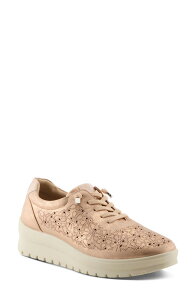�t���N�T�X ���f�B�[�X �V���[�Y �X�j�[�J�[ Flexus by Spring Step Rayfield Sneakerose Gold �S�[���h