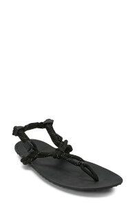 �[���V���[�Y ���f�B�[�X �T���_�� XERO SHOES Genesis Rope Style Barefoot Sandal Black �u���b�N