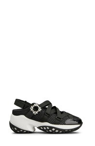 ���W�F�E���B���B�G ���f�B�[�X �V���[�Y �X�j�[�J�[ Roger Vivier Viv' Run Ballerina Sneaker Nero/ Bianco
