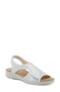 �t���N�T�X ���f�B�[�X �V���[�Y �T���_�� Flexus by Spring Step Nyaman Slingback Sandal Silver �V���o�[