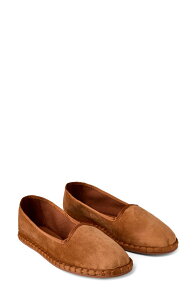 �}���S ���f�B�[�X �V���[�Y �X���b�|���E���[�t�@�[ MANGO Velour Loafer Orange �I�����W