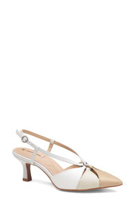 �W�����X�g���A���h�}�[�t�B�[ ���f�B�[�X �V���[�Y �p���v�X Johnston & Murphy Lindsey Ring Slingback Pump White Multi Glove Leather �z���C�g
