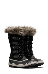 �\���� ���f�B�[�X �V���[�Y �u�[�c�E���C���u�[�c SOREL Joan of Arctic Waterproof Boot Black/ Quarry �u���b�N