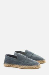 �X�J���b�\ �����Y �V���[�Y �X���b�|���E���[�t�@�[ SCAROSSO Diego Espadrilles Grey - Suede Leather �O���[