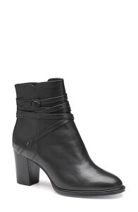 �W�����X�g���A���h�}�[�t�B�[ ���f�B�[�X �V���[�Y �u�[�c�E���C���u�[�c Johnston & Murphy Amy Bootie Black Nappa Leather �u���b�N