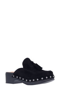 �����[���h�s�[�h ���f�B�[�X �V���[�Y �T���_�� L'Amour des Pieds Gracen Studded Clog Black �u���b�N