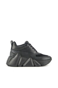 ���i�C�e�b�h�k�[�h ���f�B�[�X �V���[�Y �X�j�[�J�[ �v���b�g�t�H�[�� United Nude Space Kick Max Platform Sneaker Black Ii �u���b�N