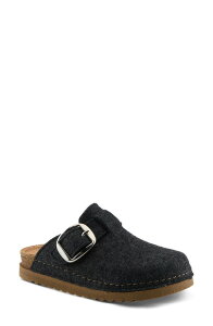 �t���N�T�X ���f�B�[�X �V���[�Y �T���_�� �E�[�� Flexus by Spring Step Giller Boiled Wool Clog Black �u���b�N