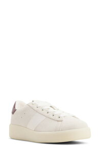 �A���h ���f�B�[�X �V���[�Y �X�j�[�J�[ �v���b�g�t�H�[�� ALDO Adrei Platform Sneaker White Combo �z���C�g