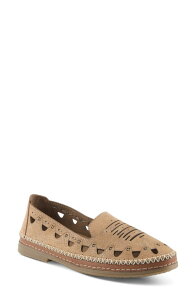 �X�v�����O�X�e�b�v ���f�B�[�X �V���[�Y �X���b�|���E���[�t�@�[ Spring Step Anoura Flat Loafer Peach Croco �s�[�`
