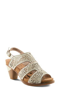 �X�v�����O�X�e�b�v ���f�B�[�X �V���[�Y �T���_�� L'Artiste by Spring Steperfdfection Slingback Sandal Bone