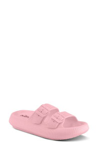 �t���N�T�X ���f�B�[�X �V���[�Y �T���_�� Flexus by Spring Step Bubbles Waterproof Slide Sandalight Pink �s���N