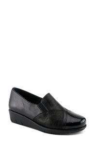�X�v�����O�X�e�b�v ���f�B�[�X �V���[�Y �X�j�[�J�[ Spring Step Evzen Wedge Slip-On Sneaker Black Multi �u���b�N