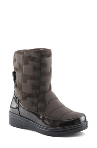 �t���N�T�X ���f�B�[�X �V���[�Y �u�[�c�E���C���u�[�c Flexus by Spring Step Daffo Waterproofaux Shearling Lined Boot Brown �u���E��