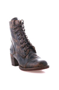 �x�b�h�X�e�� ���f�B�[�X �V���[�Y �u�[�c�E���C���u�[�c �q�[�� Bed Stu Judgement Heeled Combat Boot Black Lux �u���b�N
