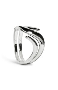 ���j�J���B�i�_�[ ���f�B�[�X �A�N�Z�T���[ �w�� Monica Vinader Swirl Wrap Ring Sterling Silver �V���o�[
