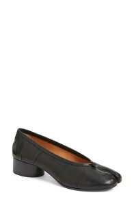 �}���^���}���W�F�� ���f�B�[�X �V���[�Y �p���v�X Maison Margiela Tabi Ballerina Pump Black �u���b�N
