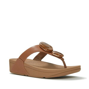 �t�B�b�g�t���b�v ���f�B�[�X �V���[�Y �T���_�� FitFlop Lulu Marbled Stone Toe Post Sandals Deep Tan �^��