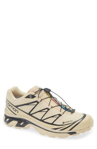 �T������ ���f�B�[�X �V���[�Y �X�j�[�J�[ Salomon Gender Inclusive XT-6 Gore-Tex Waterproof Sneaker Safari/ Black �u���b�N