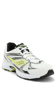 �T�b�J�j�[ ���f�B�[�X �V���[�Y �X�j�[�J�[ Saucony Gender Inclusive Ride Millennium Sneaker White/ Silver/ Yellow �z���C�g