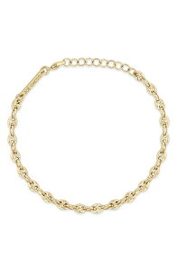 �]�[�V�b�R ���f�B�[�X �A�N�Z�T���[ �u���X���b�g�E�o���O���E�A���N���b�g Zo Chicco Puffed Mariner Chain Bracelet 14K Yellow Gold �C�G���[