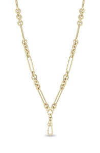 �]�[�V�b�R ���f�B�[�X �A�N�Z�T���[ �l�b�N���X�E�`���[�J�[ ���[�X Zo Chicco Mix Paperclip Rolo Necklace 14K Yellow Gold �C�G���[