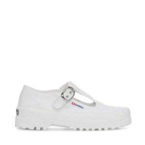 �X�y���K ���f�B�[�X �V���[�Y �X�j�[�J�[ Superga 2541 Mary Jane Alpina Sneakers White �z���C�g