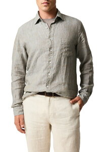 ���b�h�A���h�O�� �����Y �g�b�v�X �V���c ���l�� Rodd & Gunn Coromandel Button-Up Linen Shirtaupe �g�[�v