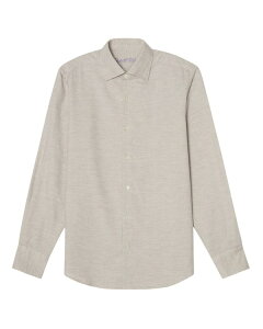 ���o�[�g �^���{�b�g �����Y �g�b�v�X �V���c Robertalbott Morgan Luxe Flannel Shirt Light Gray �O���[