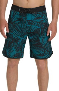 �N�C�b�N�V���o�[ �����Y ���� �n�[�t�p���c�E�V���[�c �V���[�g�p���c Quiksilver Aruba Palm 19 Board Shorts Black. �u���b�N