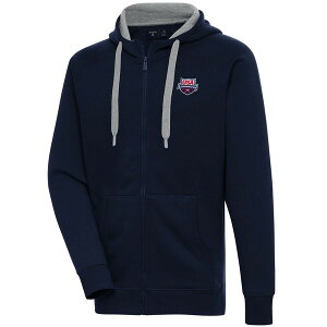 �A���e�B�O�A �����Y �A�E�^�[ �W���P�b�g�E�u���]�� �p�[�J�[ Men's Antigua Navy USA Swimming Victory Full-Zip Hoodie Navy �l�C�r�[