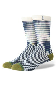 �X�^���X �����Y �A���_�[�E�F�A �C�� �~�j Stance Mini Bar Crew Socks Olive �I���[�u