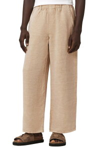 �I�[���Z�C���c �����Y �{�g���X �J�W���A���p���c ���C�h���b�O AllSaints Korten Wide Leg Pull-On Pantsand Brown �u���E��