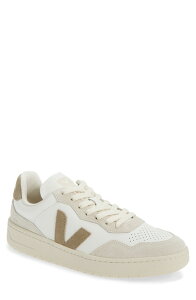 ���F�W�� �����Y �V���[�Y �X�j�[�J�[ ���U�[ Veja V-90 Leather Sneaker White Taupe �z���C�g