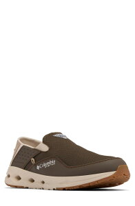 �R�����r�A �����Y �V���[�Y �X�j�[�J�[ Columbia PFG Bahama X Slip-On Sneaker Mud/ Oxford Tan �^��