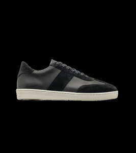 �W���b�N �A�[�E�B�� �����Y �V���[�Y �X�j�[�J�[ ���U�[ Jack Erwin Kendrick Leather T-Toe Sneaker Black Suede �u���b�N