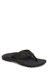 �I���J�C �����Y �V���[�Y �T���_�� OluKai Ohana Flip Flop Black/ Dark Shadow �u���b�N