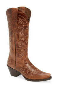 �A���A�g ���f�B�[�X �V���[�Y �u�[�c�E���C���u�[�c Ariat Heritage Stretch Fit Western Boot Brown �u���E��