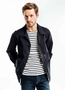 �Z�C���g�W�F�[���X �����Y �A�E�^�[ �W���P�b�g�E�u���]�� Saint JamesIROCCO II - Frenchore Canvas Jacket Navy �l�C�r�[