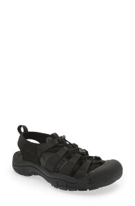 �L�[�� �����Y �V���[�Y �T���_�� KEEN 'Newport H2' Sandal Triple Black �u���b�N