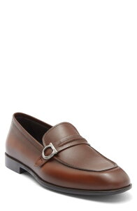 �t�F���K�� �����Y �V���[�Y �X���b�|���E���[�t�@�[ FERRAGAMO Terence Apron Toe Loafer Naturale/ Midbrown T.moro