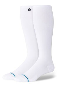 �X�^���X �����Y �A���_�[�E�F�A �C�� Stance Icon Compression Over The Calf Socks White �z���C�g