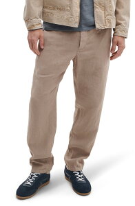 ���O�A���h�{�[�� �����Y �{�g���X �J�W���A���p���c ���l�� rag & bonevan Back Elastic Waist Linen Dress Pants Beige �x�[�W��
