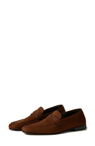 �[�j�A �����Y �V���[�Y �X���b�|���E���[�t�@�[ ZEGNA Light Brown SECONDSKIN Driving Loafer Light Brown �u���E��