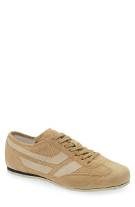 �g���E�t�H�[�h �����Y �V���[�Y �X�j�[�J�[ TOM FORD Brook Perforated Sneaker Camel/ Biscuit/ White �z���C�g
