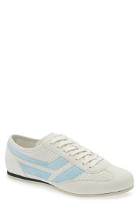 �g���E�t�H�[�h �����Y �V���[�Y �X�j�[�J�[ TOM FORD Brook Perforated Sneaker Cream/ Light Blue/ White �z���C�g